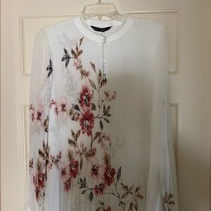 Ladies dressy organza blouse